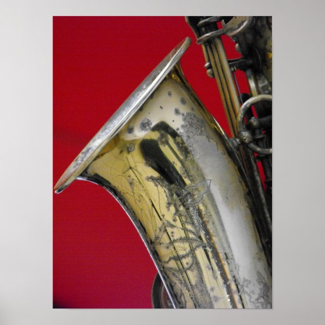 saxofon poster (Framsidan)