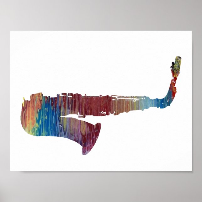 saxofon poster (Framsidan)