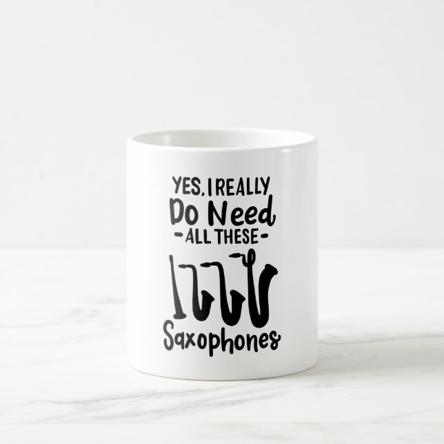Saxofon - Saxofon Typer Kaffemugg (Center)