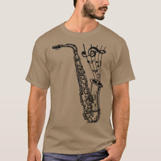 saxofon t shirt