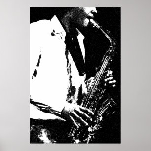 Saxofon wapcen poster