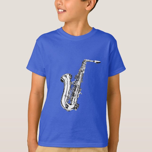 Saxofondesign Tröja (Framsida)