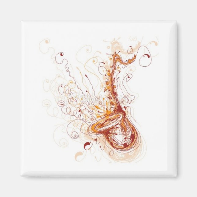 Saxofone Magnet (Framsidan)