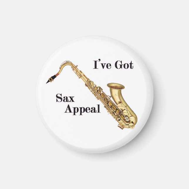 Saxofone Magnet (Framsidan)