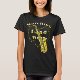 Saxofone Marching Band Mamma T Shirt