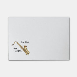 Saxofone Notes Post-it Block