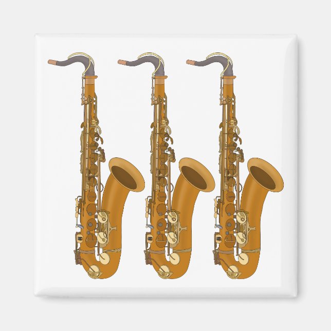 Saxofoner Magnet (Framsidan)
