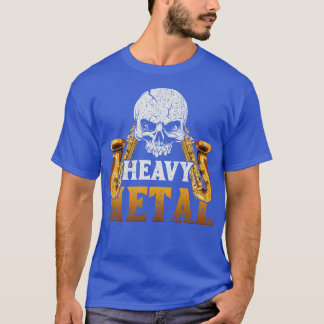 saxofonistisk saxofonisk tung Metall T Shirt