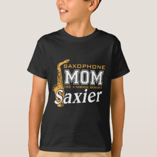 Saxofonmammadet normala men Saxier - musikergåva T Shirt