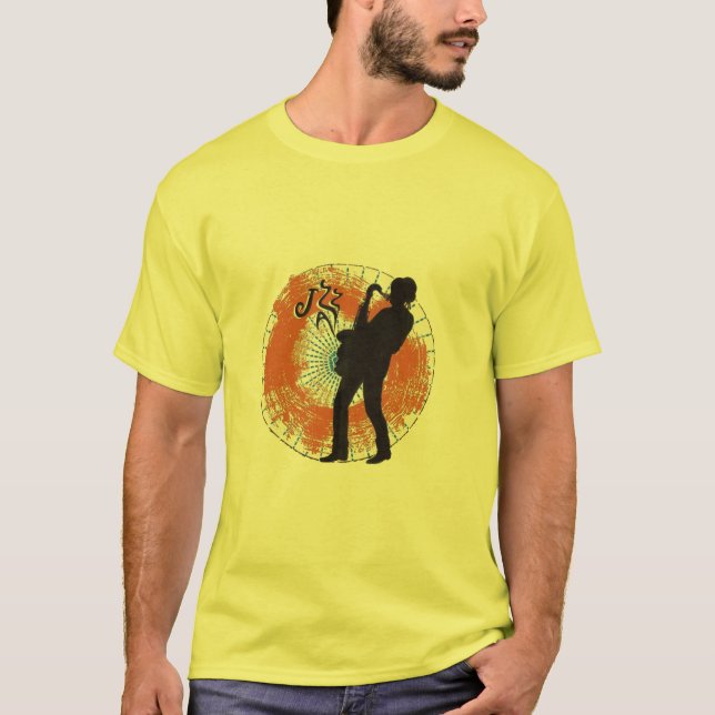 saxofonorange T-Shirt (Framsida)