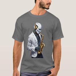 saxofonrobot t shirt