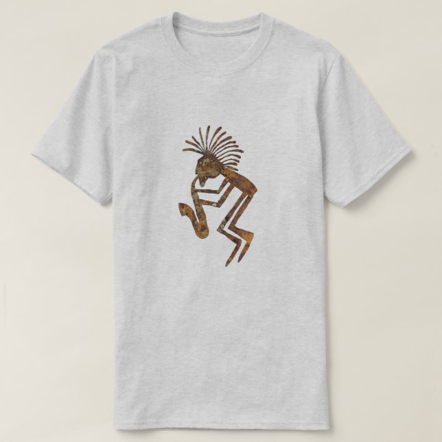 SaxofonspelarePetroglyph T-shirt (Design framsida)