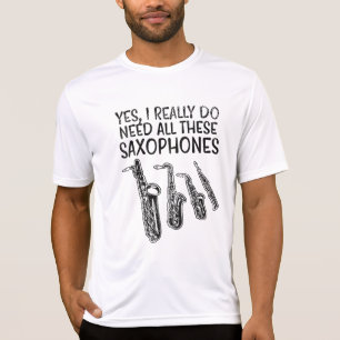 Saxofontyper T Shirt