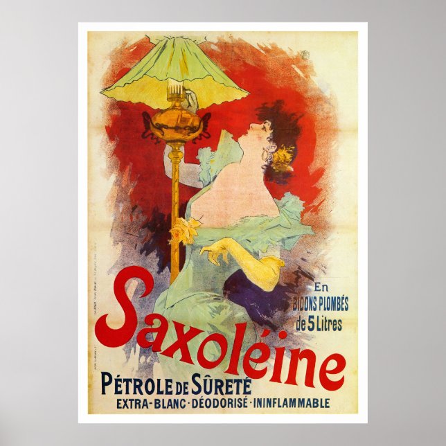 Saxoleine, Jules Chéret Poster (Framsidan)