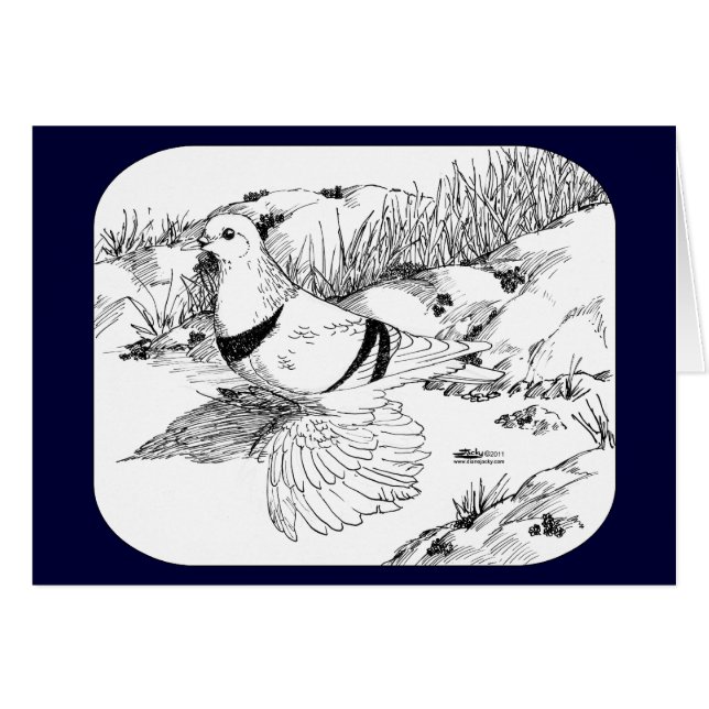 Saxon Crescent Pigeon 1973 OBS Kort (Framsidan Horizontal)