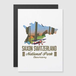 Saxon Schweiz nationalpark Tyskland karta