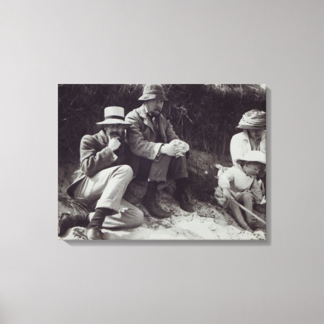 Saxon Sydney Turner, Clive Bell och Julian Canvastryck (Framsida)