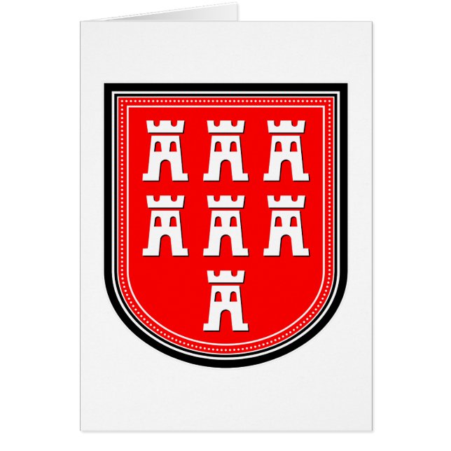 Saxonia tecken hälsningskort (Framsidan)