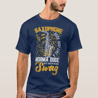 Saxophone Boy Funny Jazz Music Player Musician Gr T Shirt