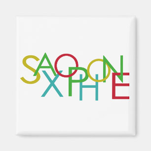 SAXOPHONE Brev Magnet