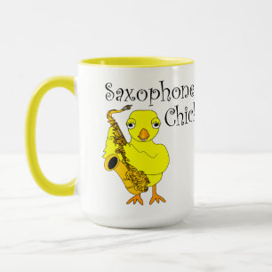 Saxophone Chick Mugg
