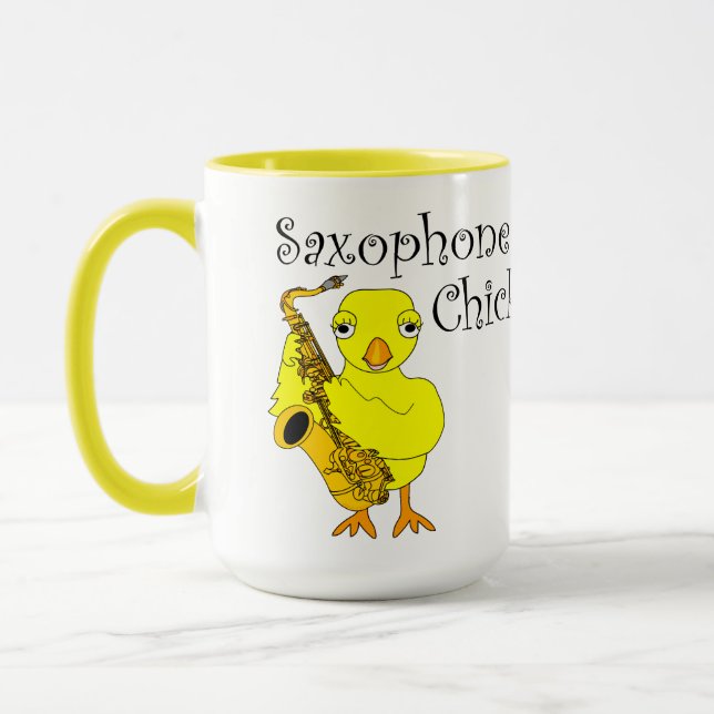 Saxophone Chick Mugg (Vänster)