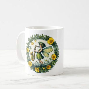 Saxophone Fairy Kaffemugg