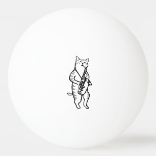 Saxophone Instrument Music Jazz Cat Golf Bollar