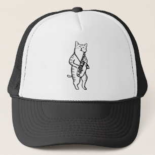 Saxophone Instrument Music Jazz Cat Keps