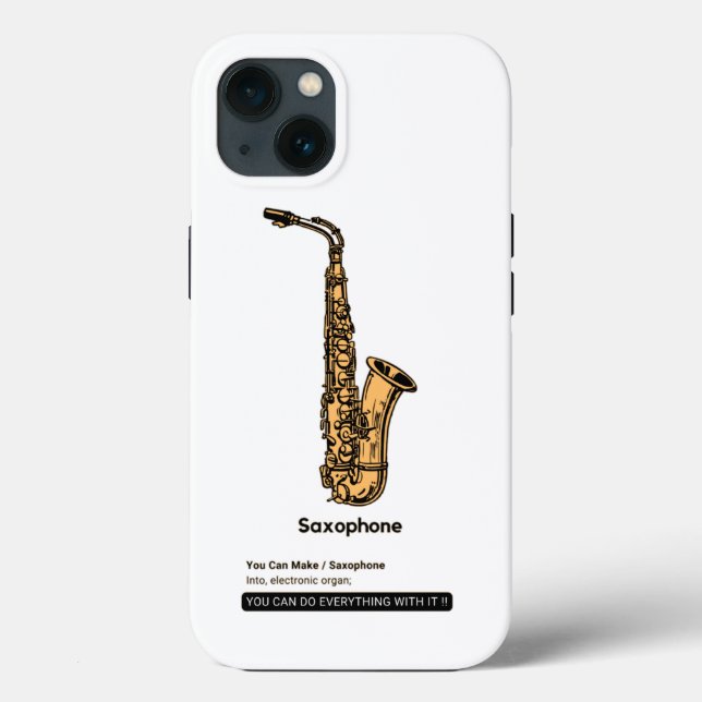 Saxophone Jazz Instrument (Baksida)