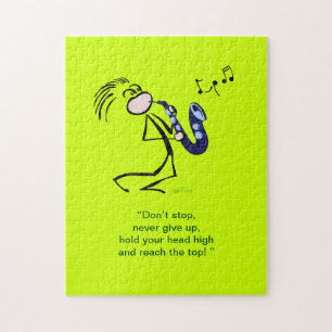 Saxophone Jazz Music Pussel