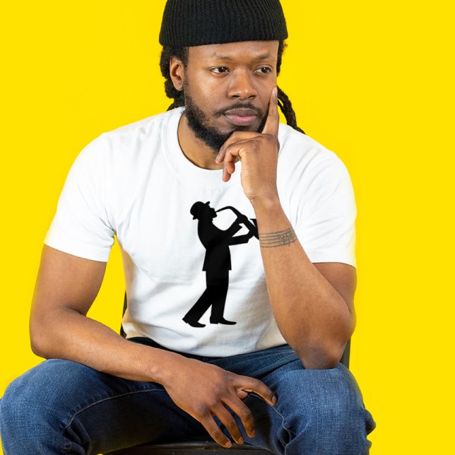 SAXOPHONE JAZZ MUSICIAN T-SHIRTS T-SHIRT (Skapare uppladdad)