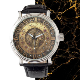Saxophone, Jazz Watch, Music, Steampunk Industrial Armbandsur