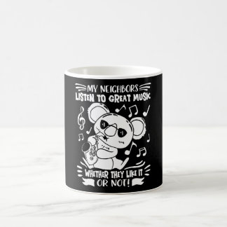 Saxophone Koala Jazz Saxophone Player Kaffemugg