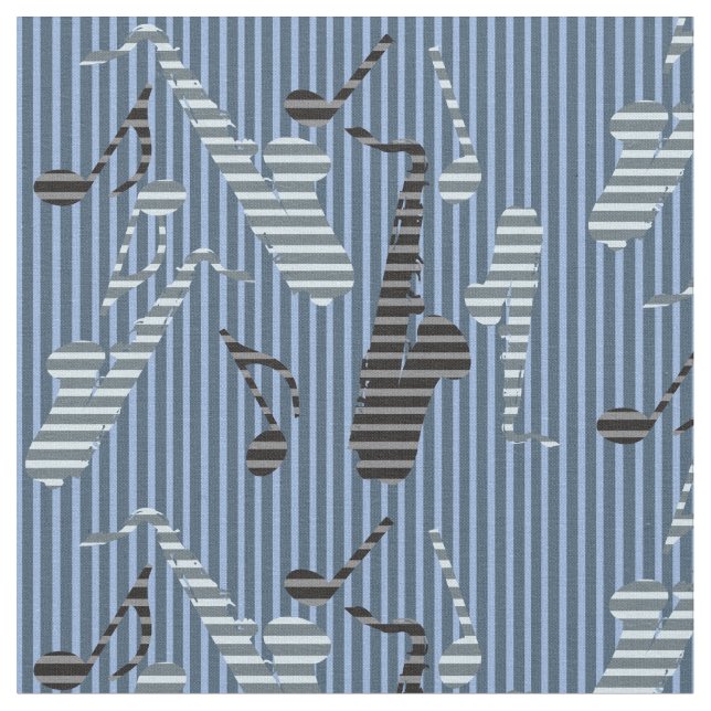 Saxophone Linjer Tyg (Närbild)