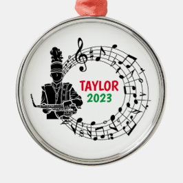 Saxophone Marching Band jul Ornament