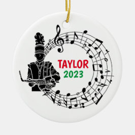 Saxophone Marching Band jul Ornament