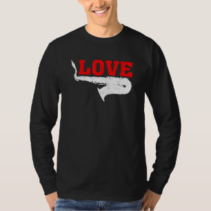 Saxophone Music Kärlek Saxophone T Shirt