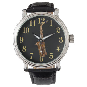 Saxophone Music-Theckes Musician's Gift Armbandsur