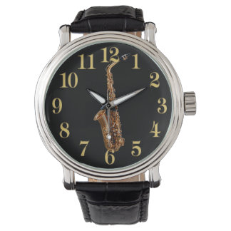 Saxophone Music-Theckes Musician's Gift Armbandsur
