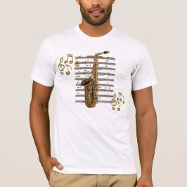 SAXOPHONE Musician Älskare T-Shirt