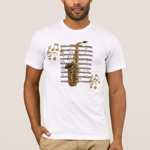 SAXOPHONE Musician Älskare T-Shirt