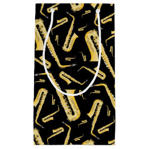 Saxophone Musician Band Teacher Small Gift Bag