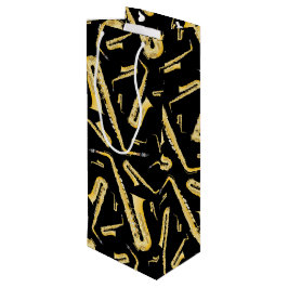 Saxophone Musician Band Teacher Vin Gift Bag