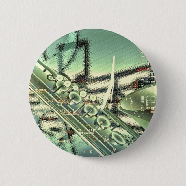 Saxophone musikdesigntillbehör - anpassa knapp (Framsida)