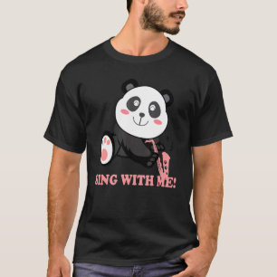 Saxophone Panda Bear Singing & Spela T Shirt