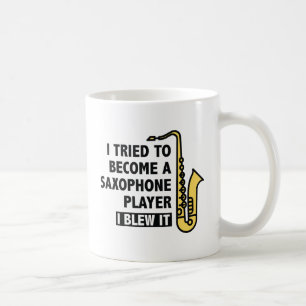 Saxophone Player Kaffemugg