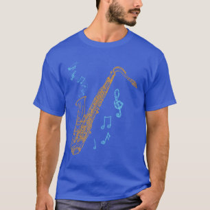 Saxophone Player Musician Jazz Music Art T Shirt