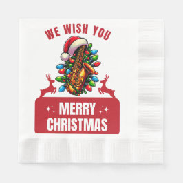 Saxophone Player saxofonist sax Pappersservett