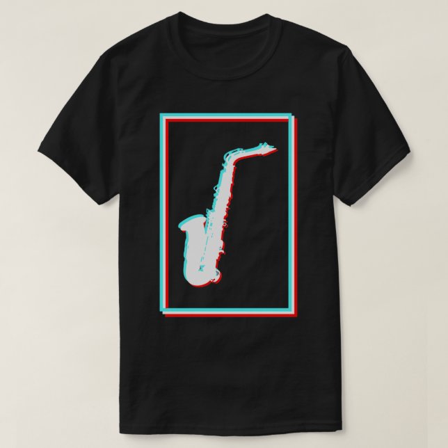 Saxophone saaxophonist Gift T Shirt (Design framsida)